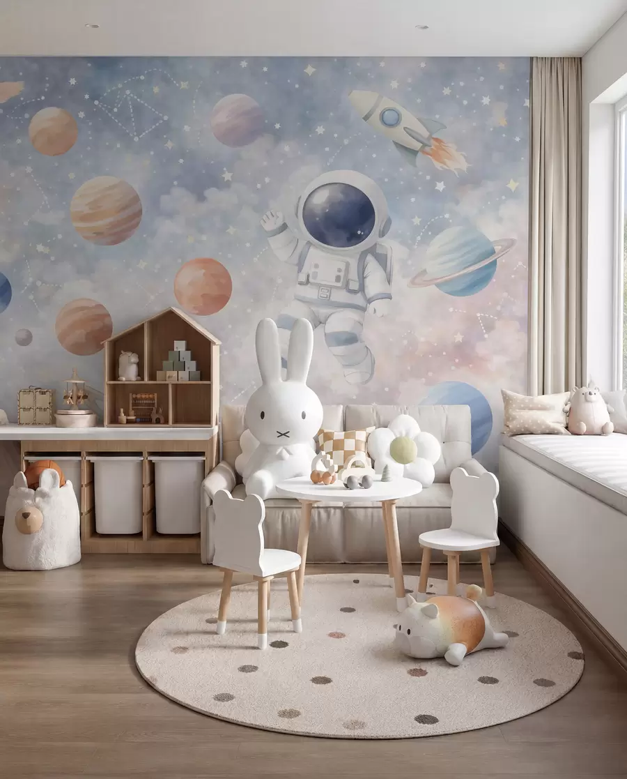 stenske poslikave Pot malega astronavta w05233