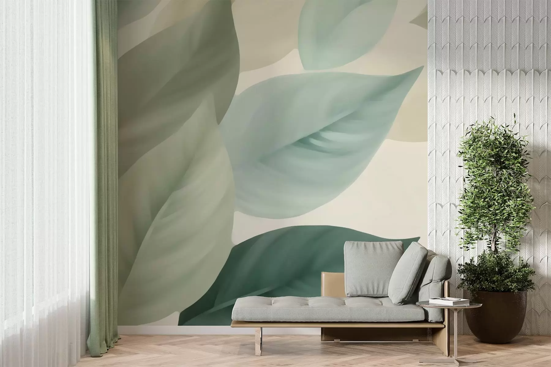 stenske poslikave Veliki listi w05107