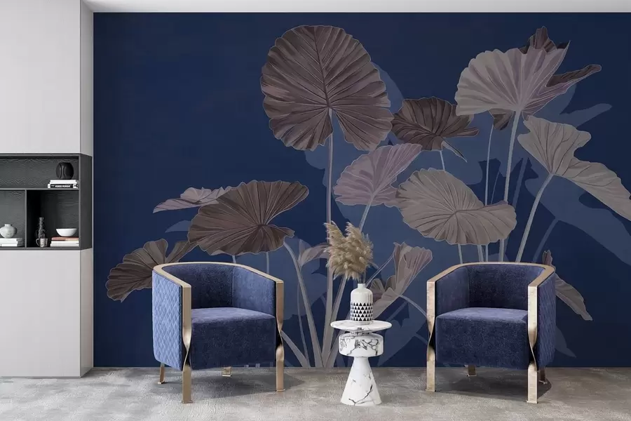 stenske poslikave Vrt naslikanih lotusov w05364