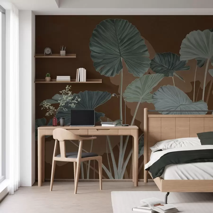 stenske poslikave Vrt naslikanih lotusov w05364v1