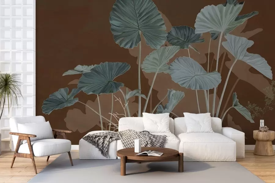 stenske poslikave Vrt naslikanih lotusov w05364v1