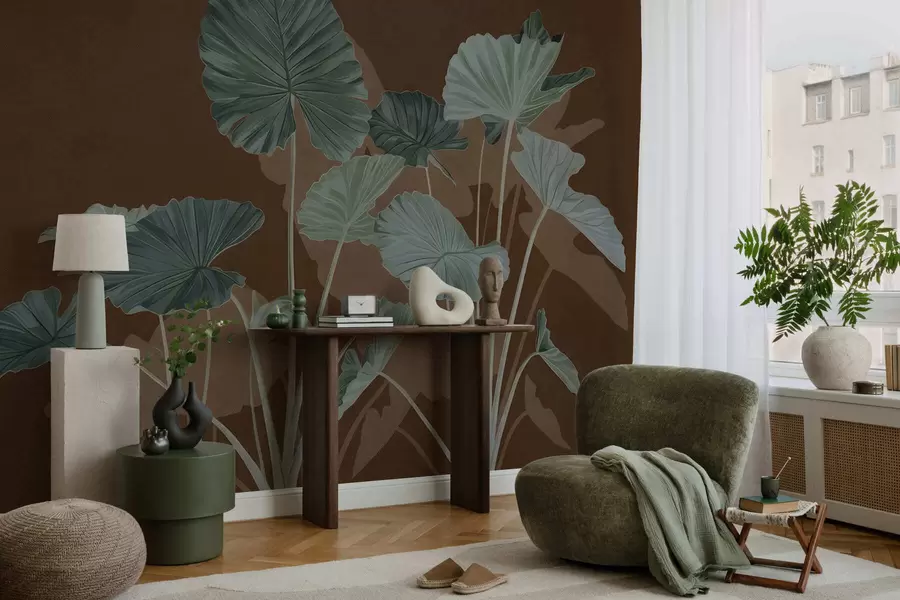 stenske poslikave Vrt naslikanih lotusov w05364v1