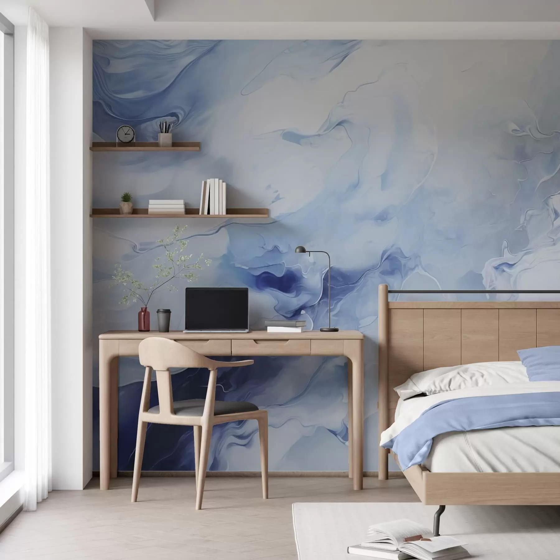 stenske poslikave Prefinjene marmorne žile w05441