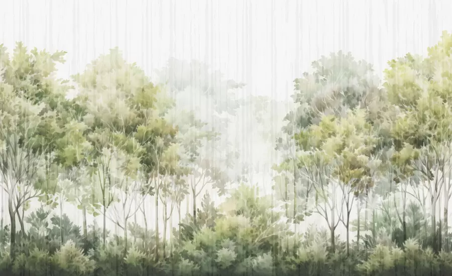 stenske poslikave Zeleni gozd in črte w05442