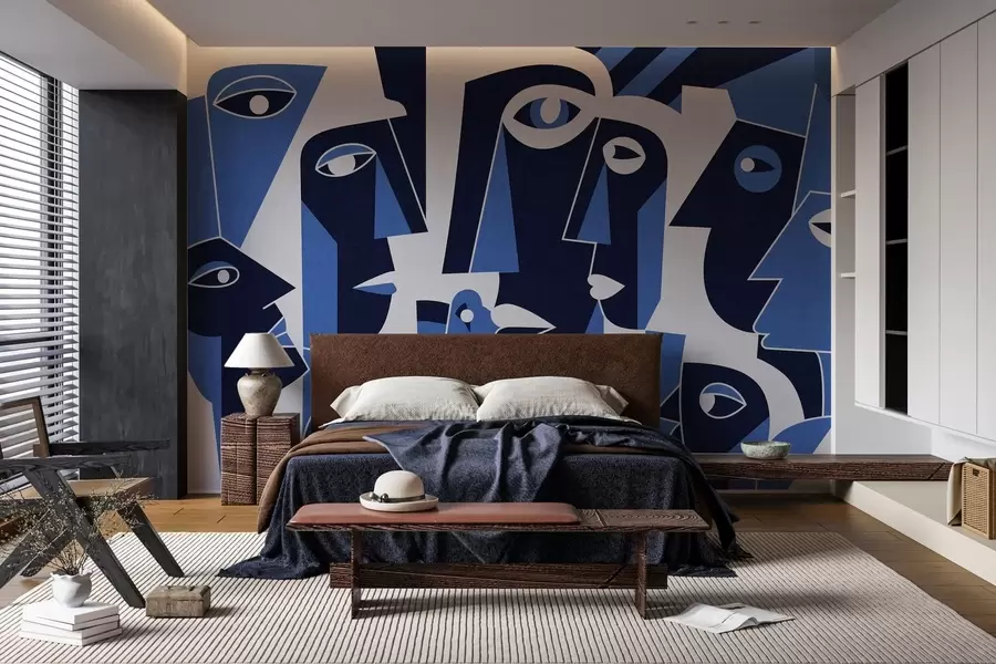 stenske poslikave Obrazi v afriškem slogu w05446v1