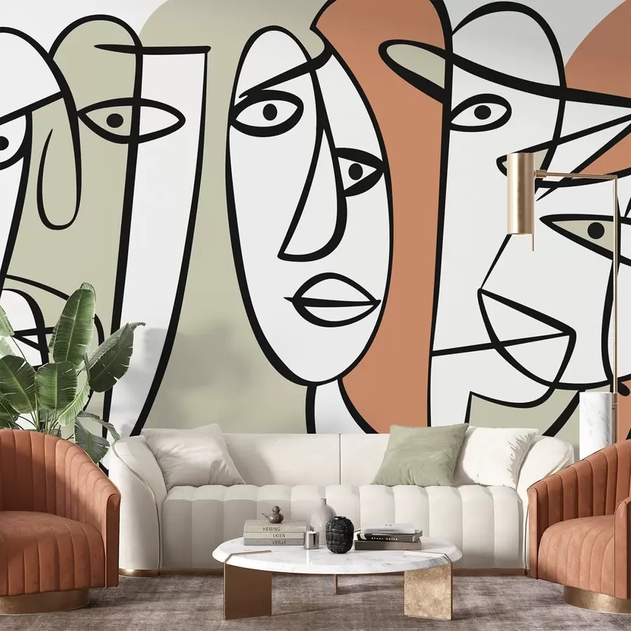 stenske poslikave Abstraktni obrazi w05504