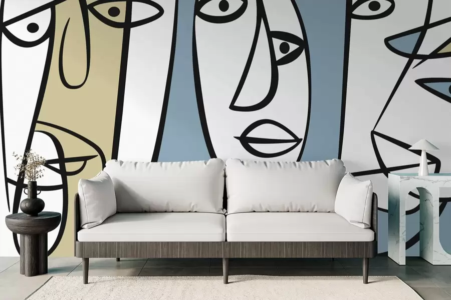 stenske poslikave Abstraktni obrazi w05504v1