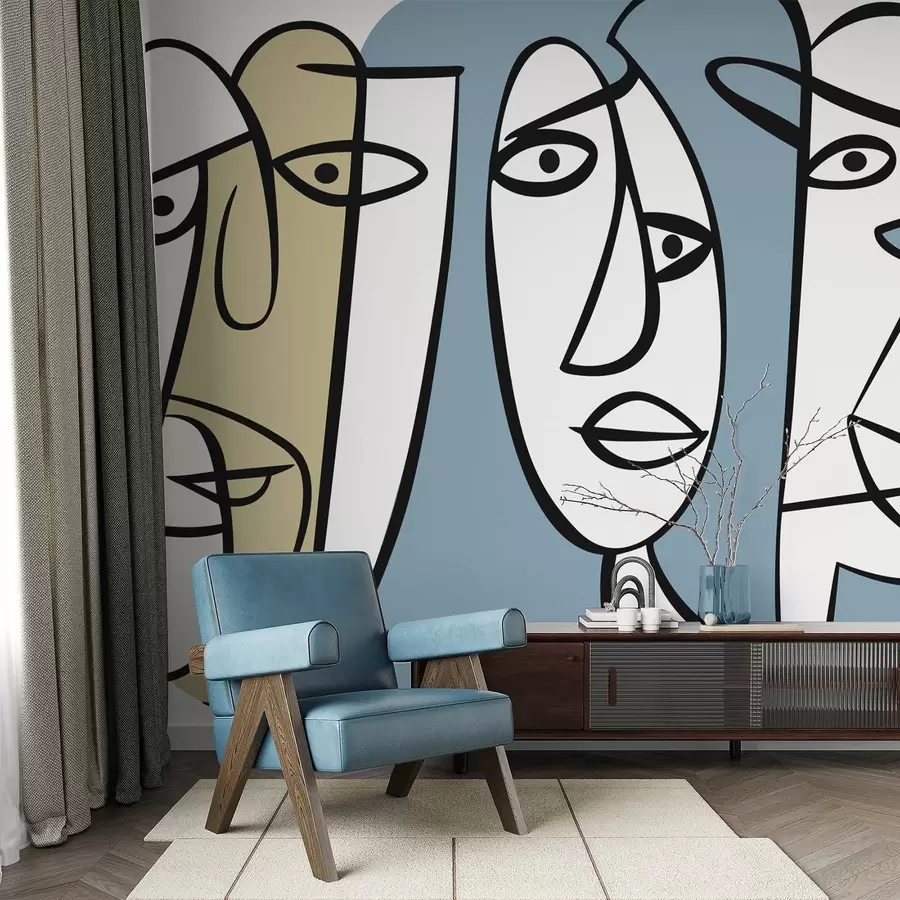 stenske poslikave Abstraktni obrazi w05504v1