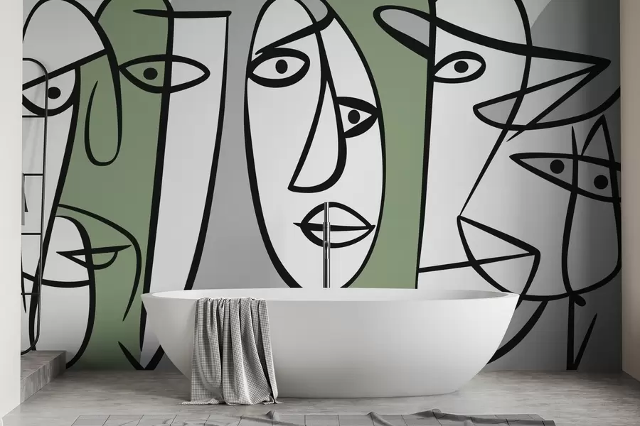 stenske poslikave Abstraktni obrazi w05504v2