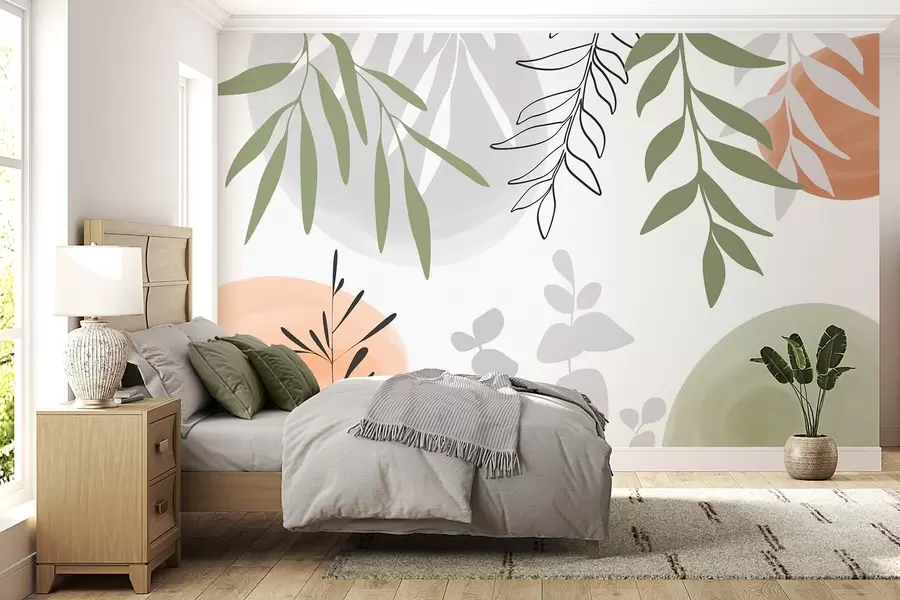 stenske poslikave Abstraktna vegetacija w05506