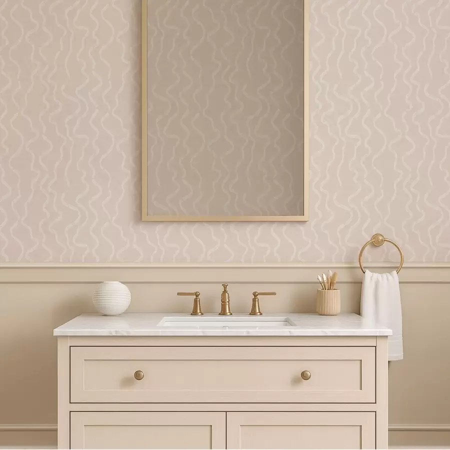 stenske poslikave Vzorečasti svetlobni vzorec na bežem ozadju a01167