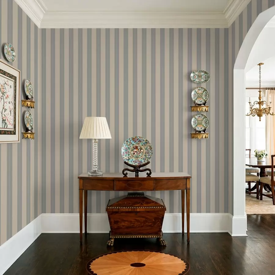 stenske poslikave Sive in bež vertikalne črte a01181