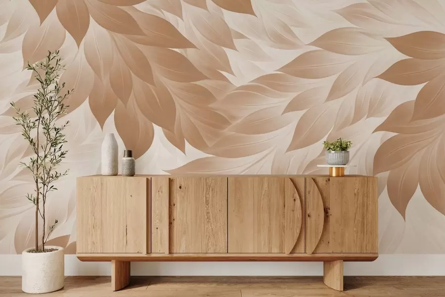 stenske poslikave Ostre, abstraktne liste w05531v1