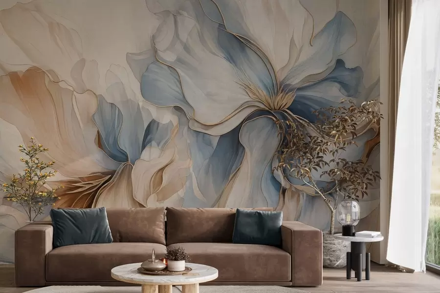 stenske poslikave Cvetni listi svetlobe w05578