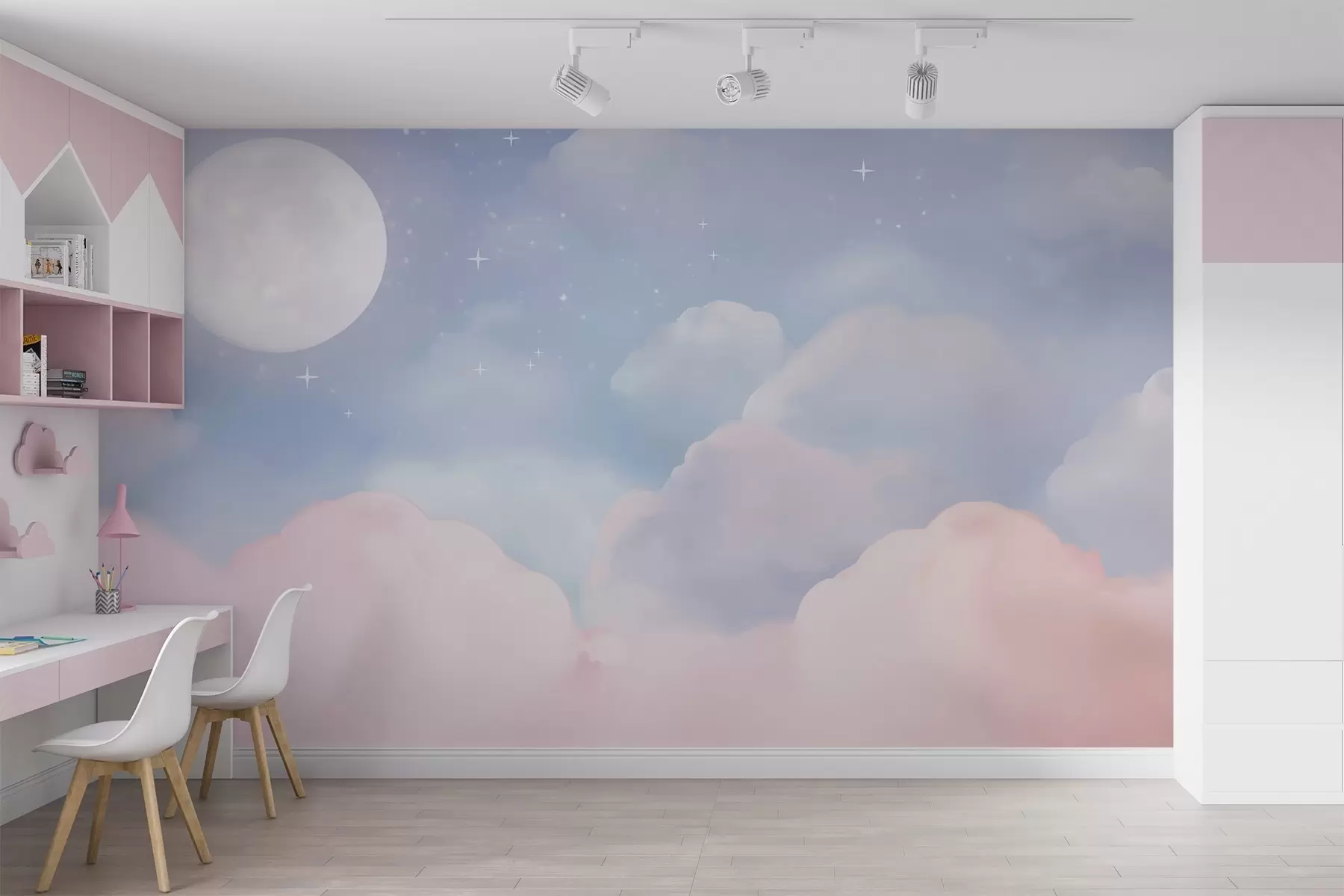 stenske poslikave Luna na nebu w05595