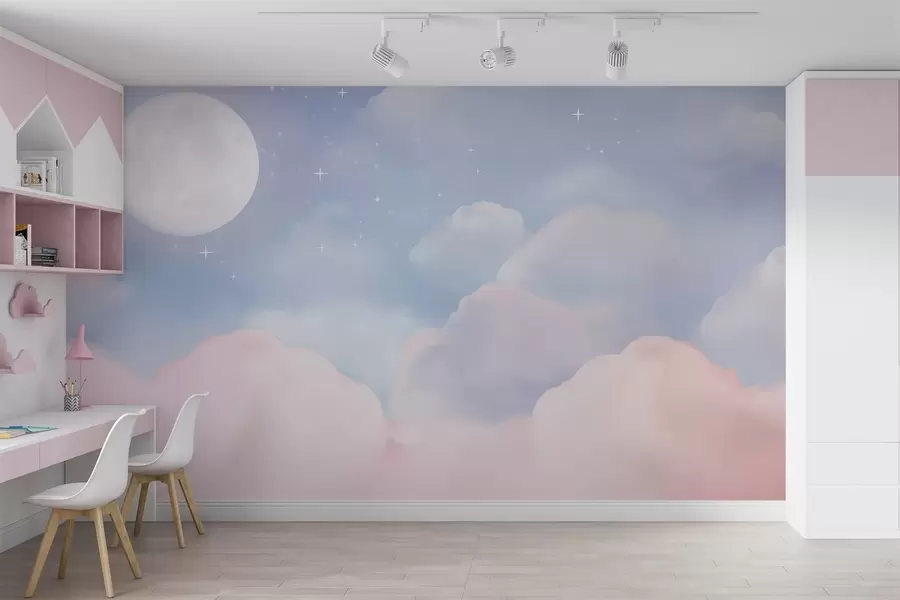 stenske poslikave Luna na nebu w05595