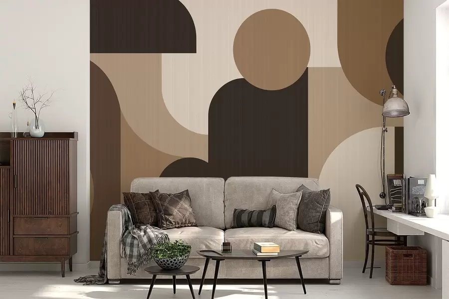 stenske poslikave Geometrični loki w05653