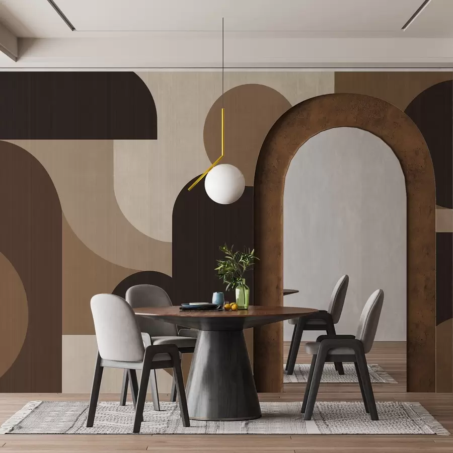 stenske poslikave Geometrični loki w05653