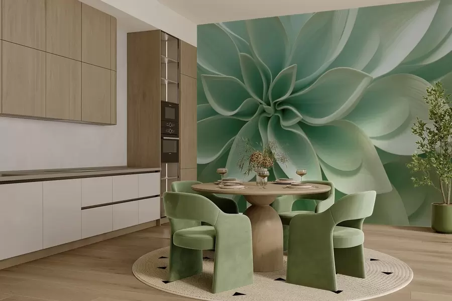 stenske poslikave Botanična geometrija w05559