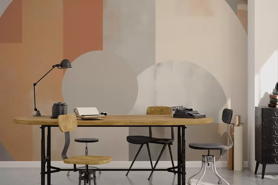 stenske poslikave Geometrijska abstrakcija w05702