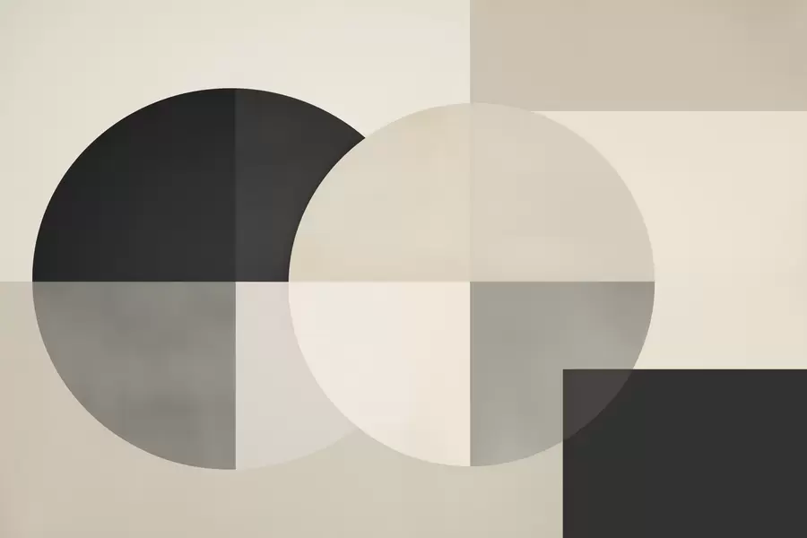 stenske poslikave Geometrijska abstrakcija w05779