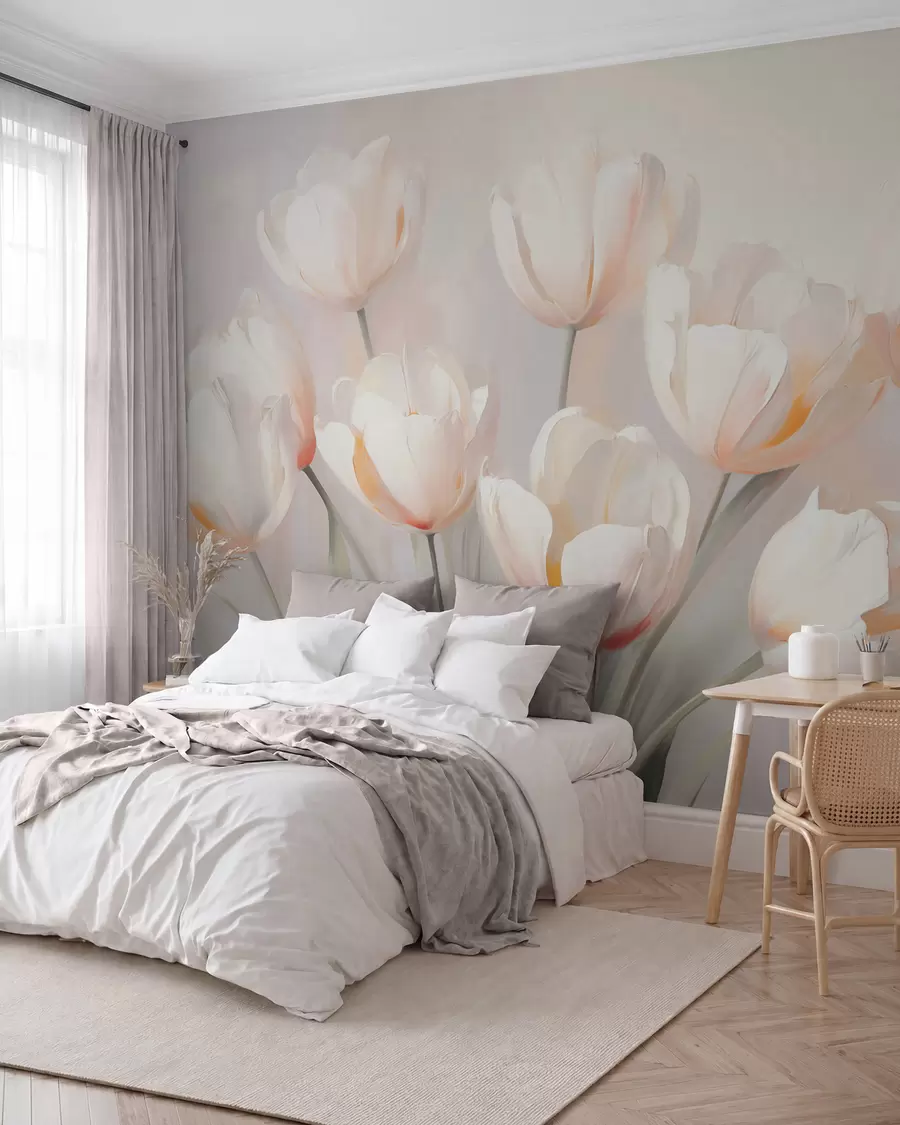 stenske poslikave Tulipani w05663