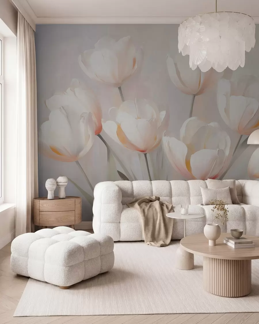 stenske poslikave Tulipani w05663