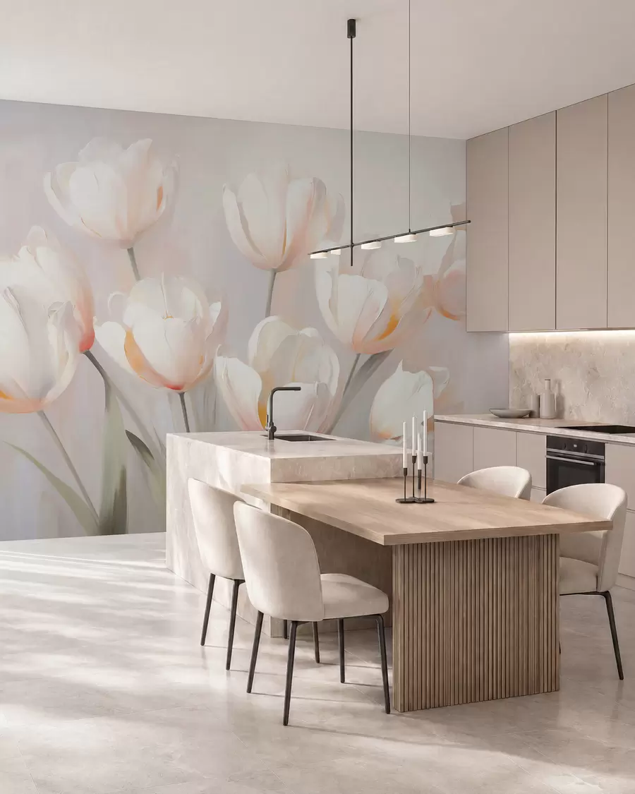 stenske poslikave Tulipani w05663