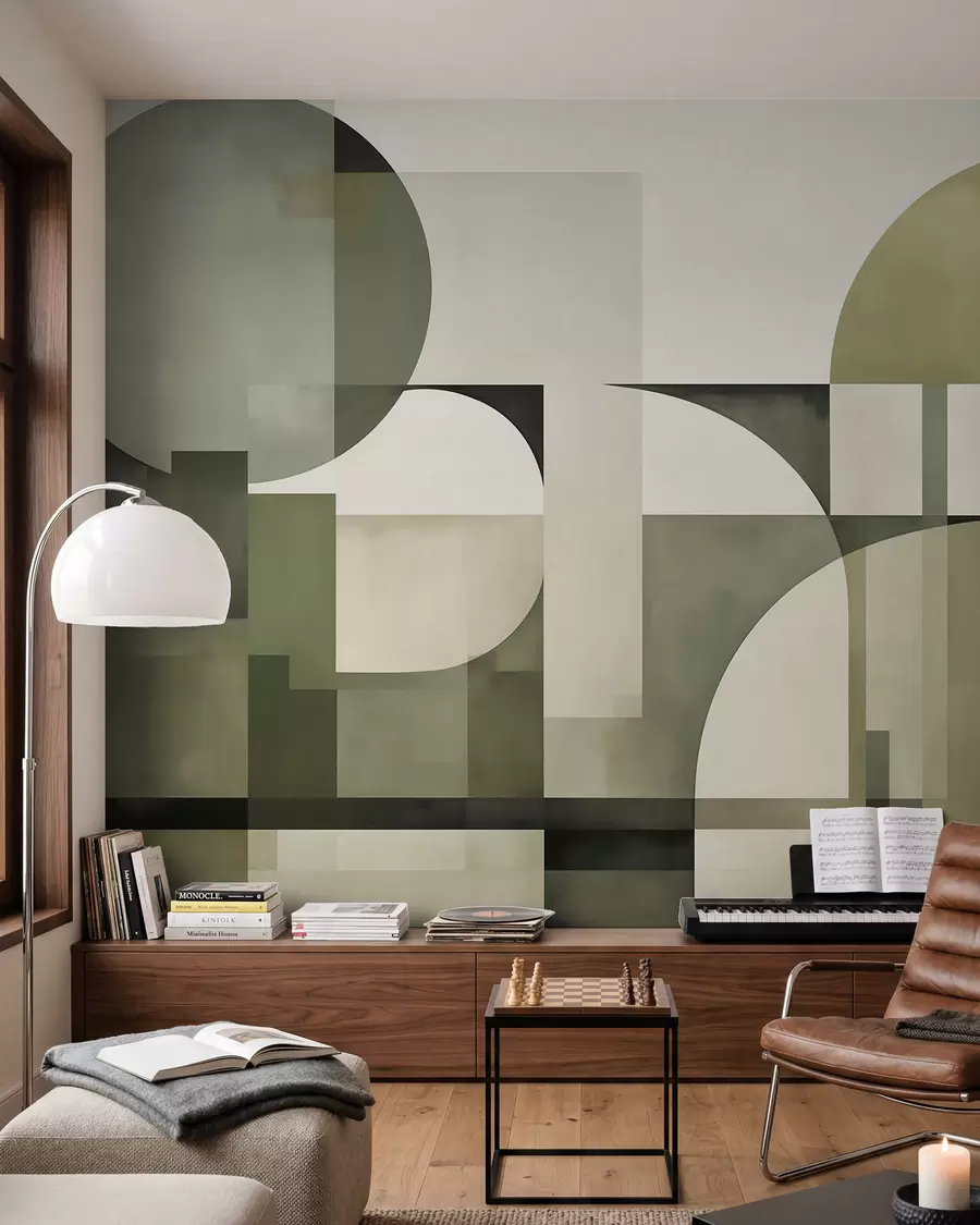 stenske poslikave Geometrijska abstrakcija w05782