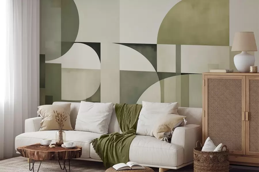 stenske poslikave Geometrijska abstrakcija w05782