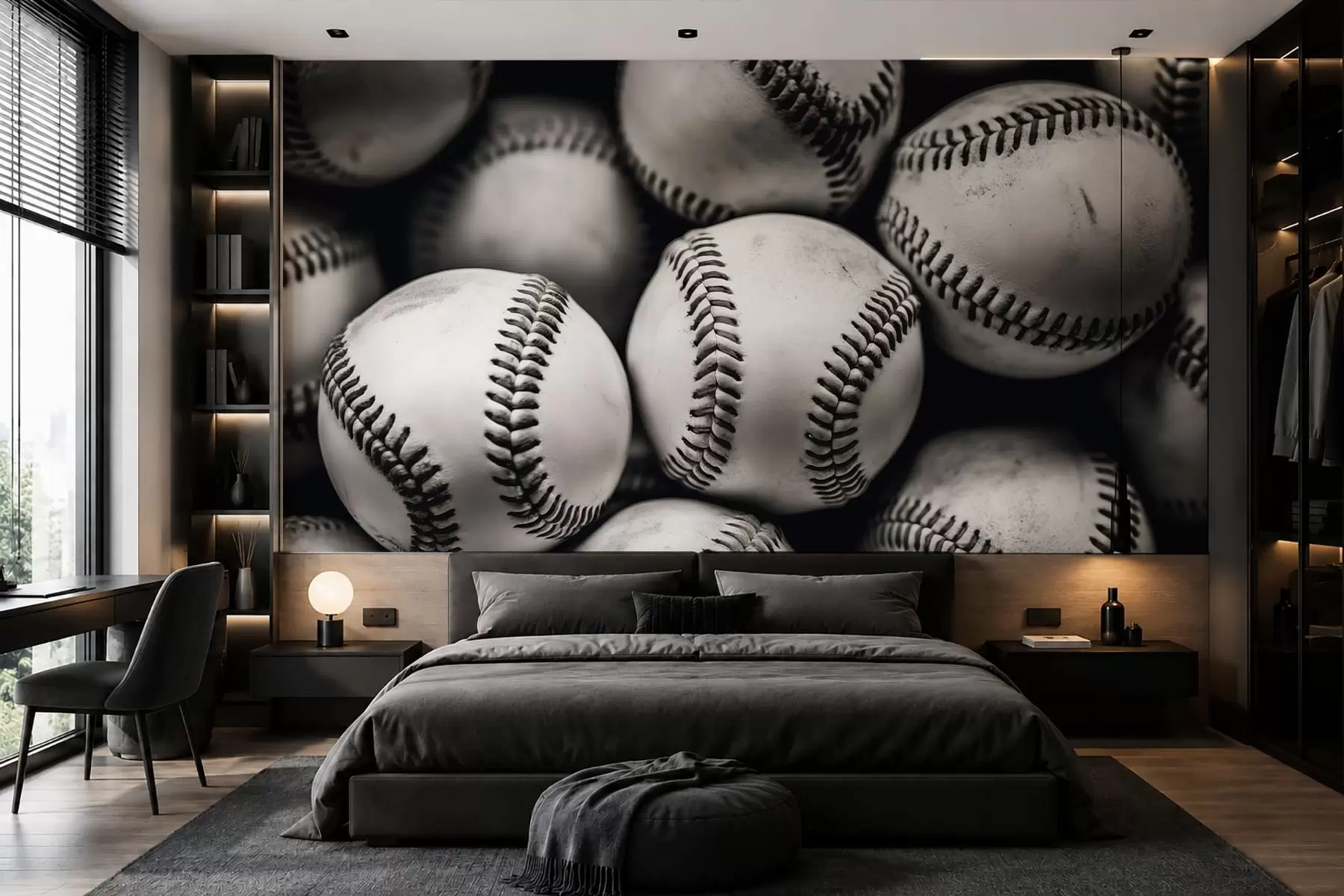 stenske poslikave Baseballske žoge w09966