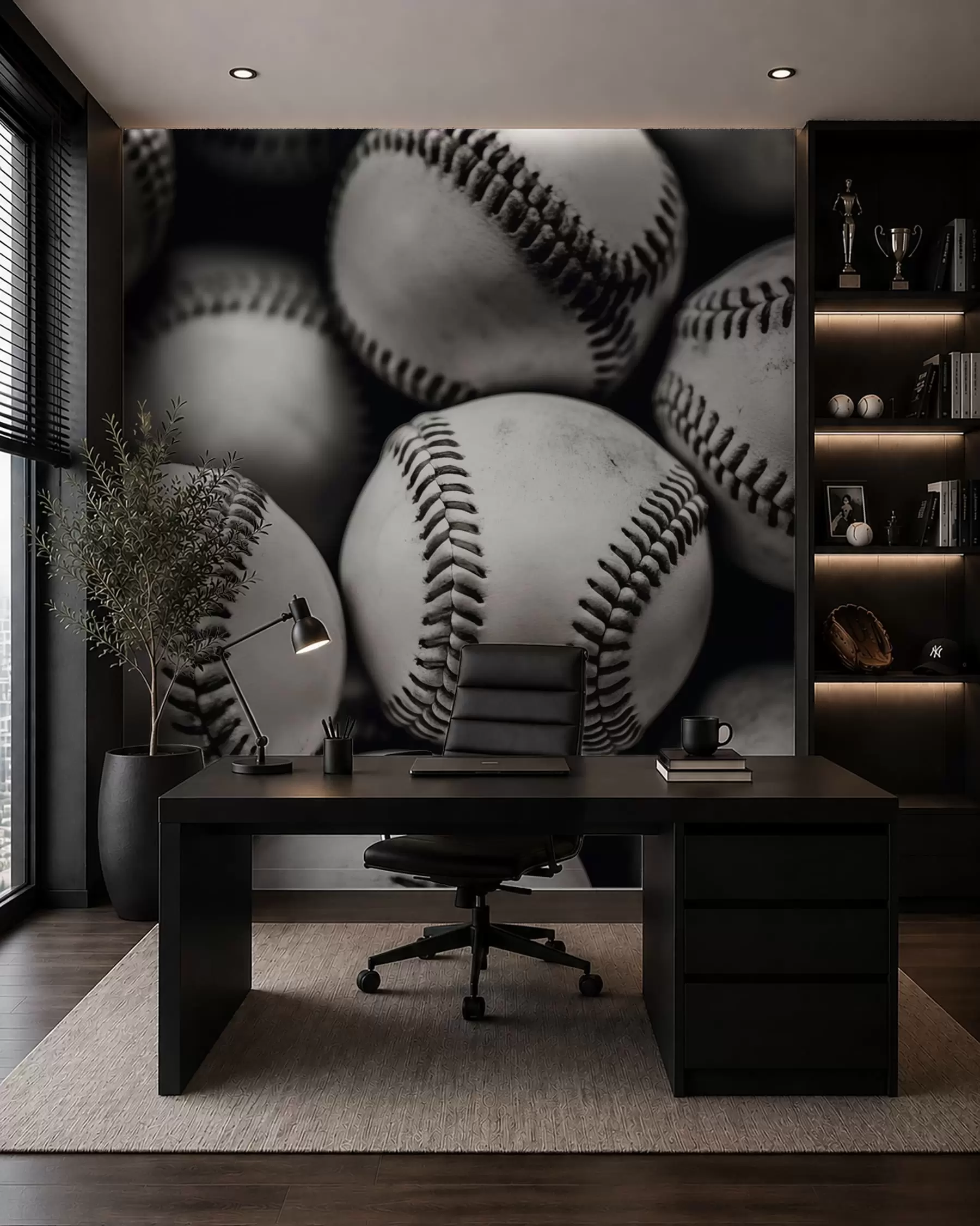 stenske poslikave Baseballske žoge w09966