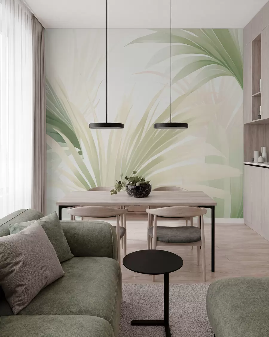 stenske poslikave Palmovi listi w05801