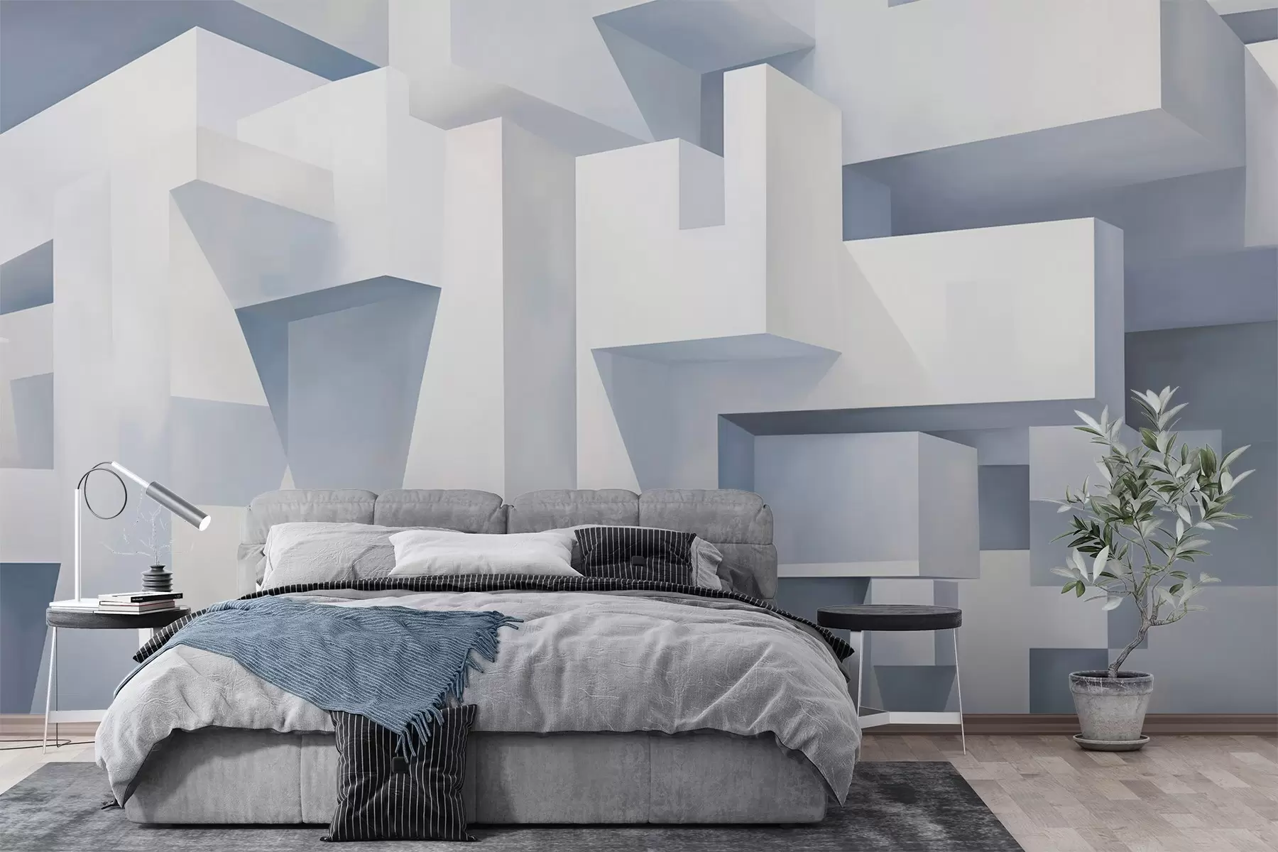 stenske poslikave Geometrijska abstrakcija w05823