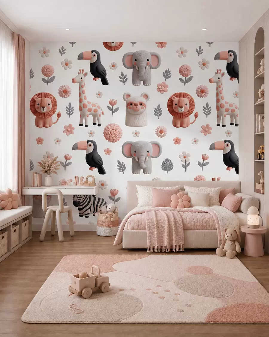 stenske poslikave Safari sprevod w09994