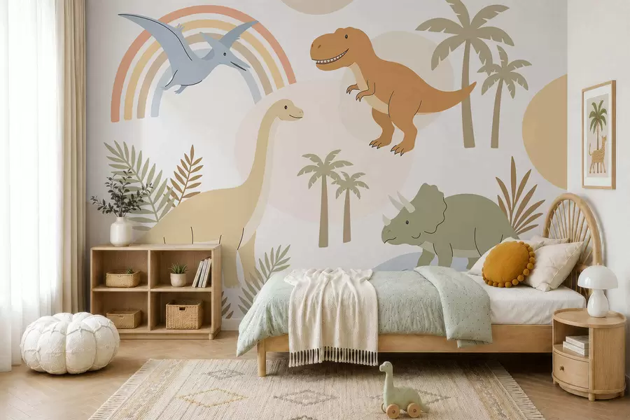 stenske poslikave Dinozavri w05842