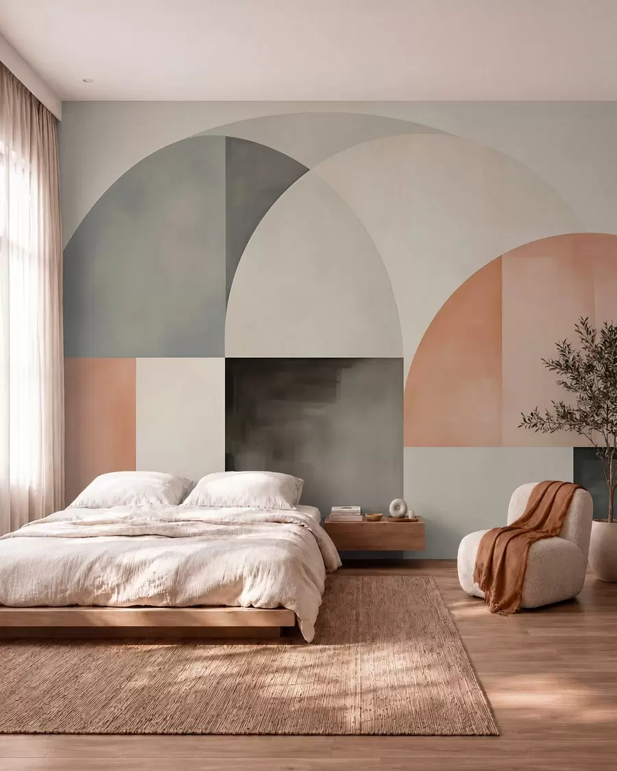 stenske poslikave Geometrijska abstrakcija w05847