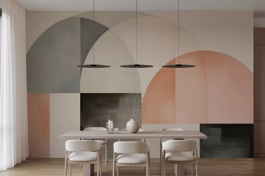 stenske poslikave Geometrijska abstrakcija w05847
