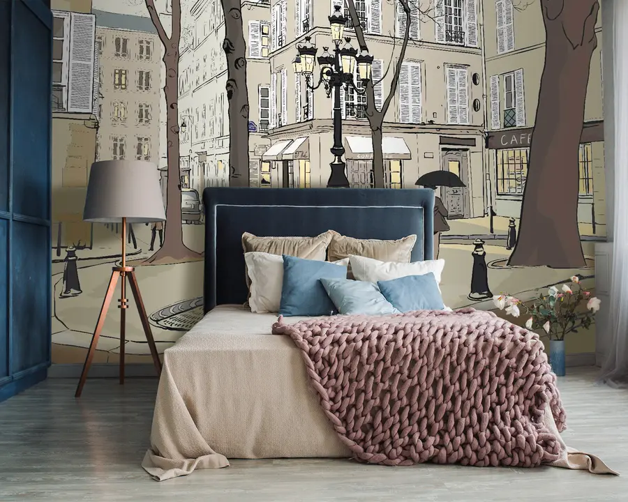 stenske poslikave Stavbe, okna in infrastruktura u55549