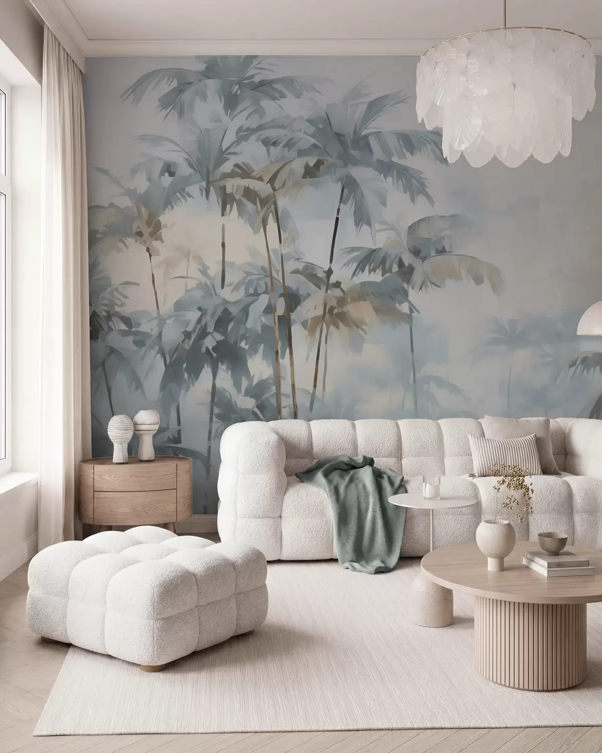 stenske poslikave Abstraktne palme w05994