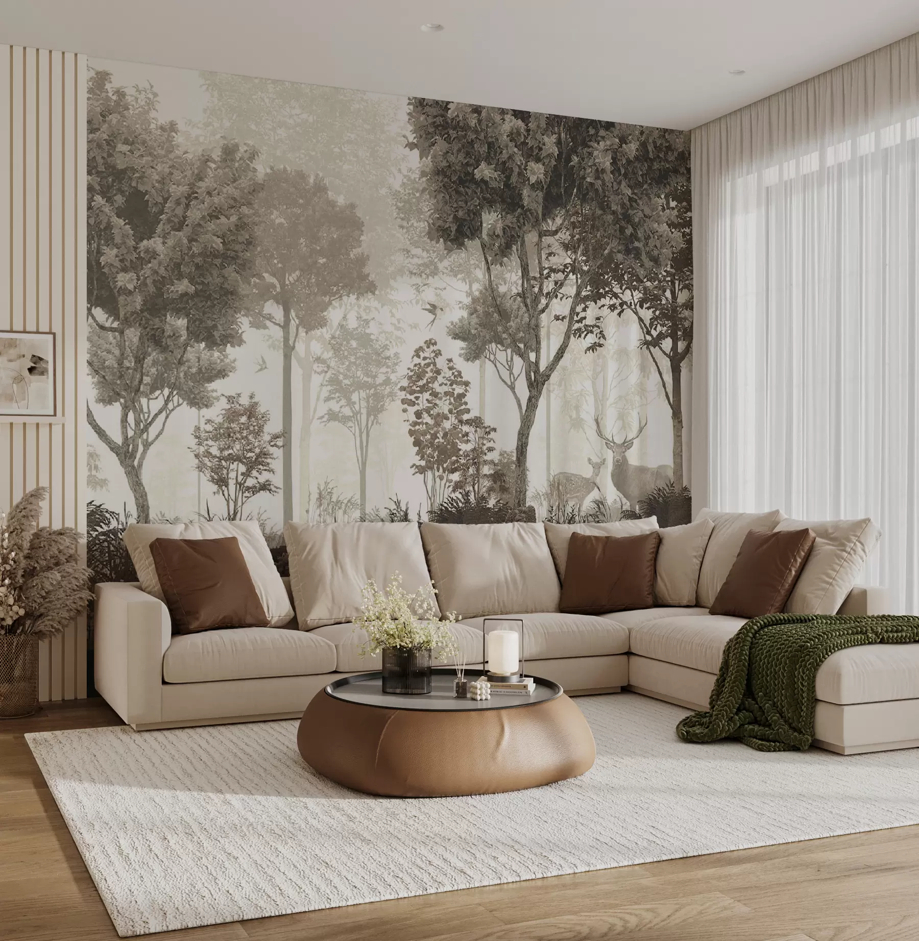 stenske poslikave Čarobni gozd u72134