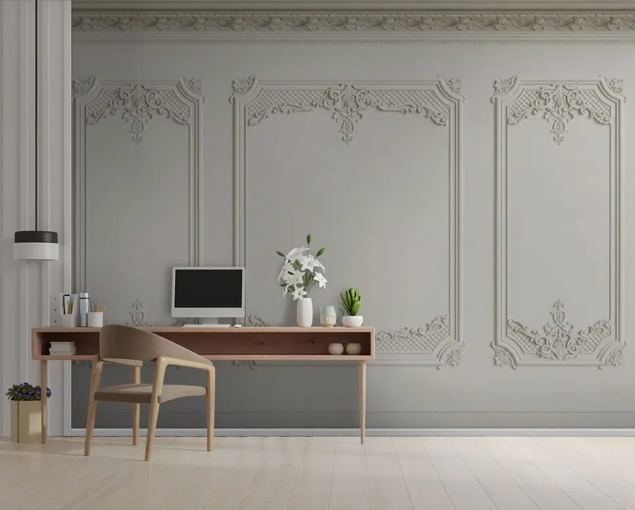 stenske poslikave Vzorec v francoskem slogu u72604