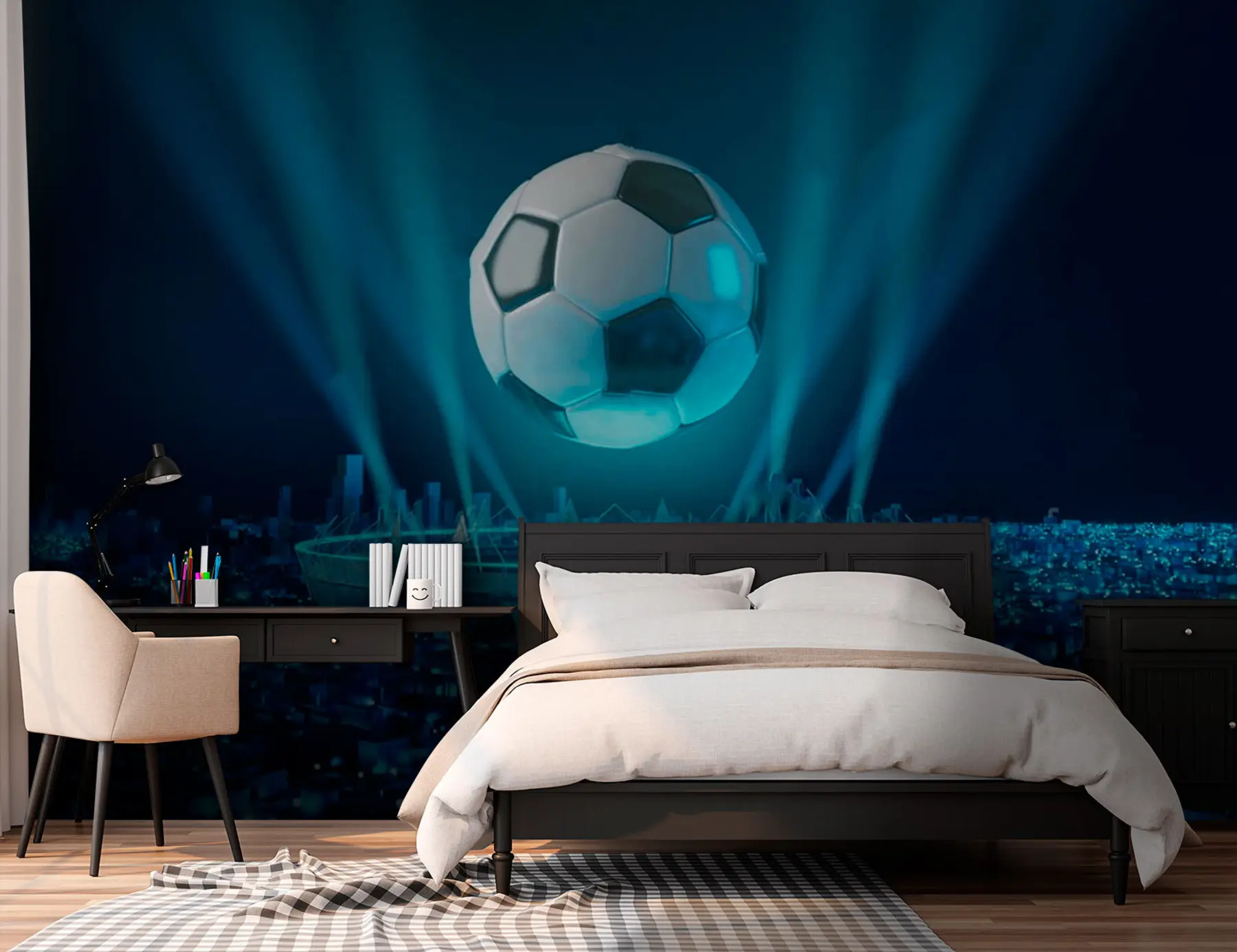 stenske poslikave Žoga v ozadju stadiona u72793