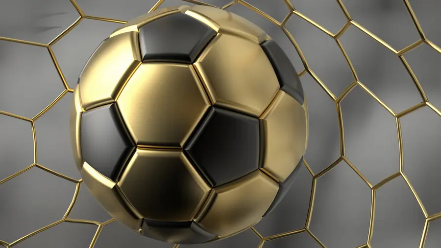 stenske poslikave Nogometna žoga v vratih u73011