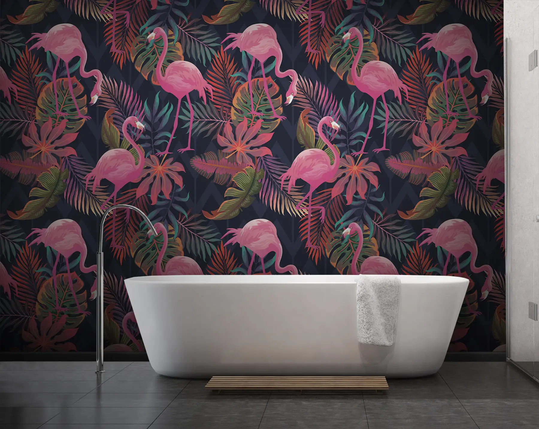 stenske poslikave Rožnata eksplozija u73089