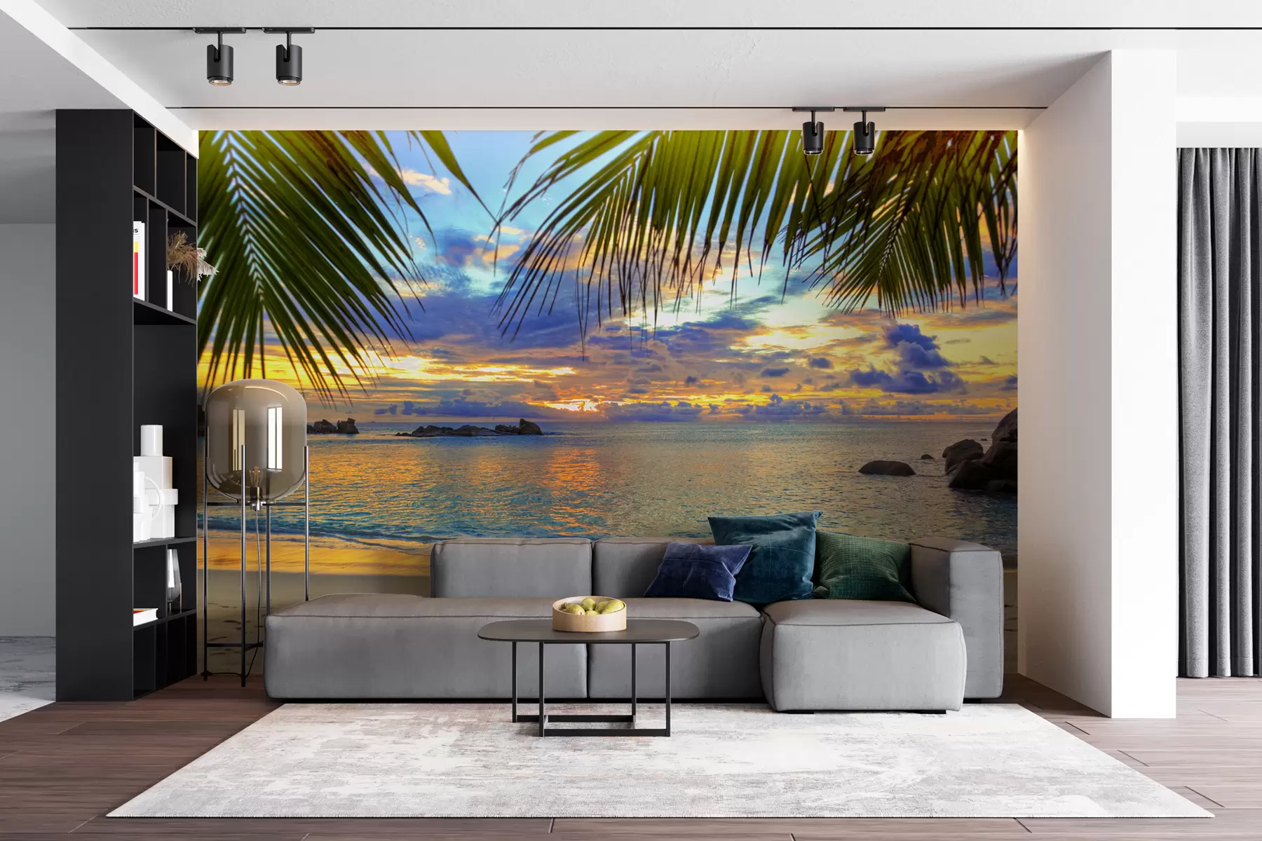 stenske poslikave Voda, oblak in nebo u56299