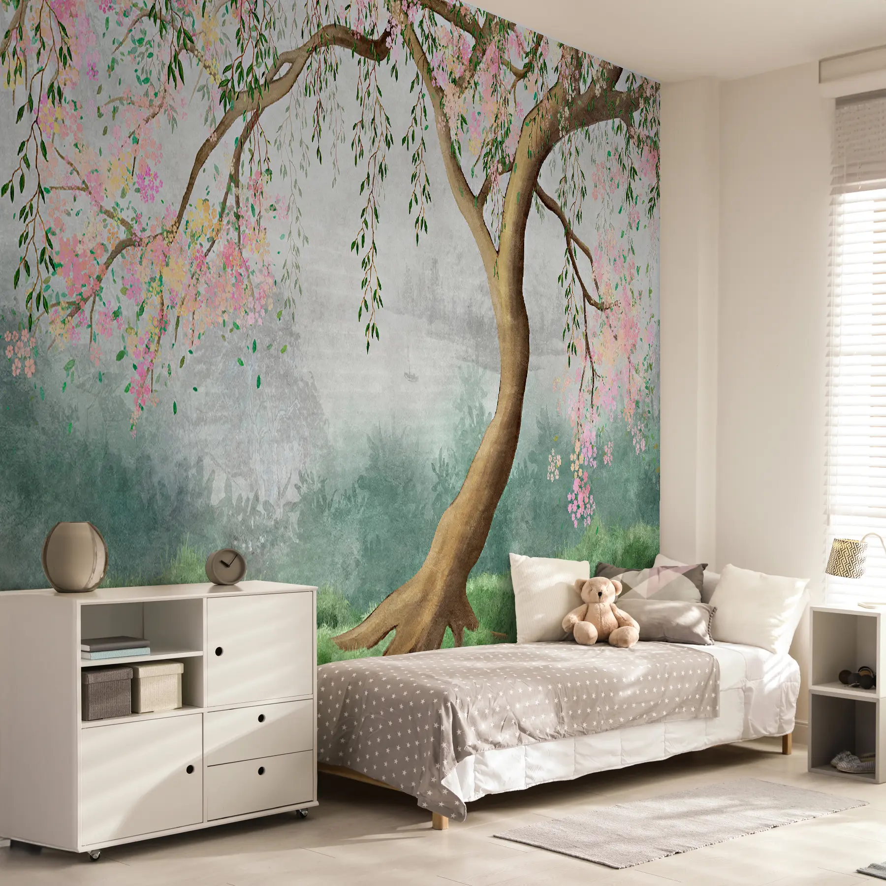 stenske poslikave Cvetoče drevo na hribu u93587