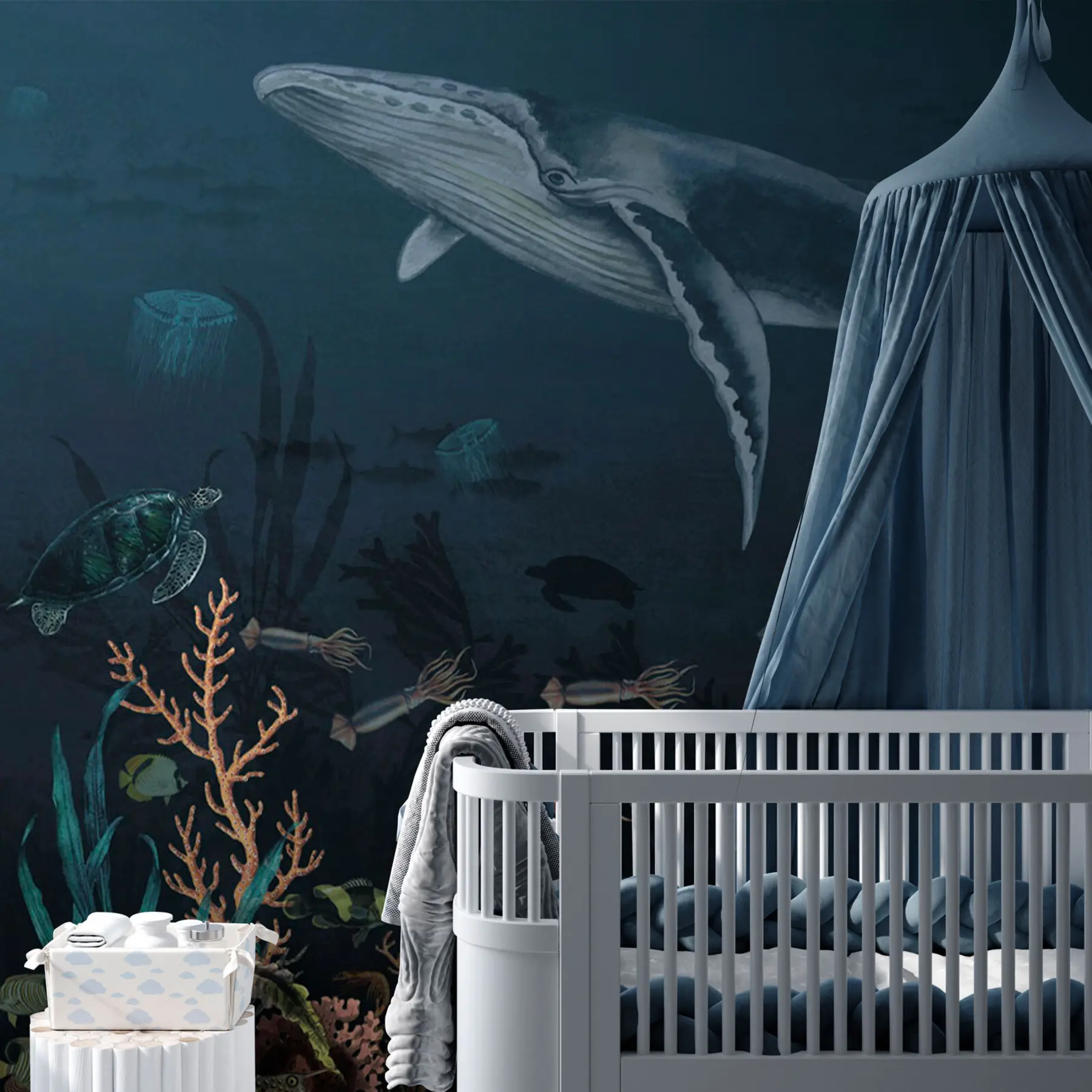 stenske poslikave Prebivalci oceana u73581