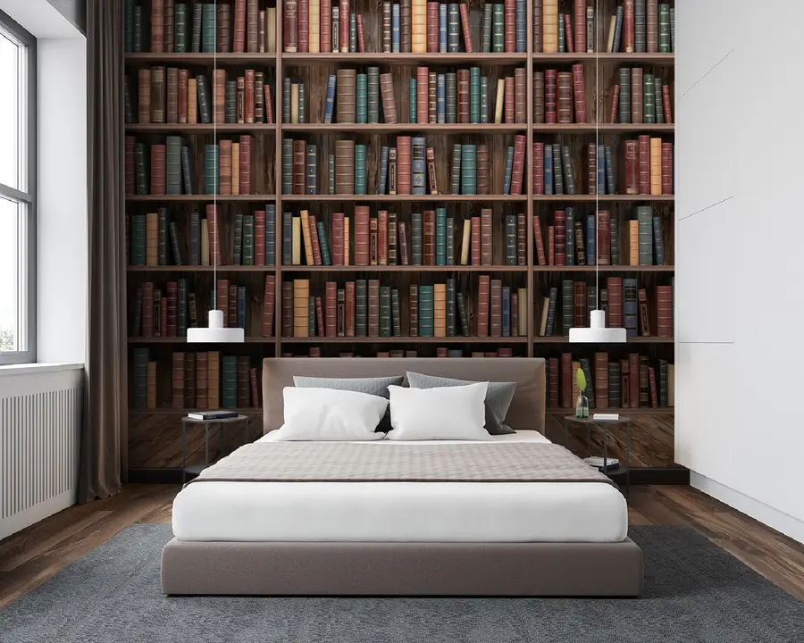 stenske poslikave Impresivna knjižnica u93501