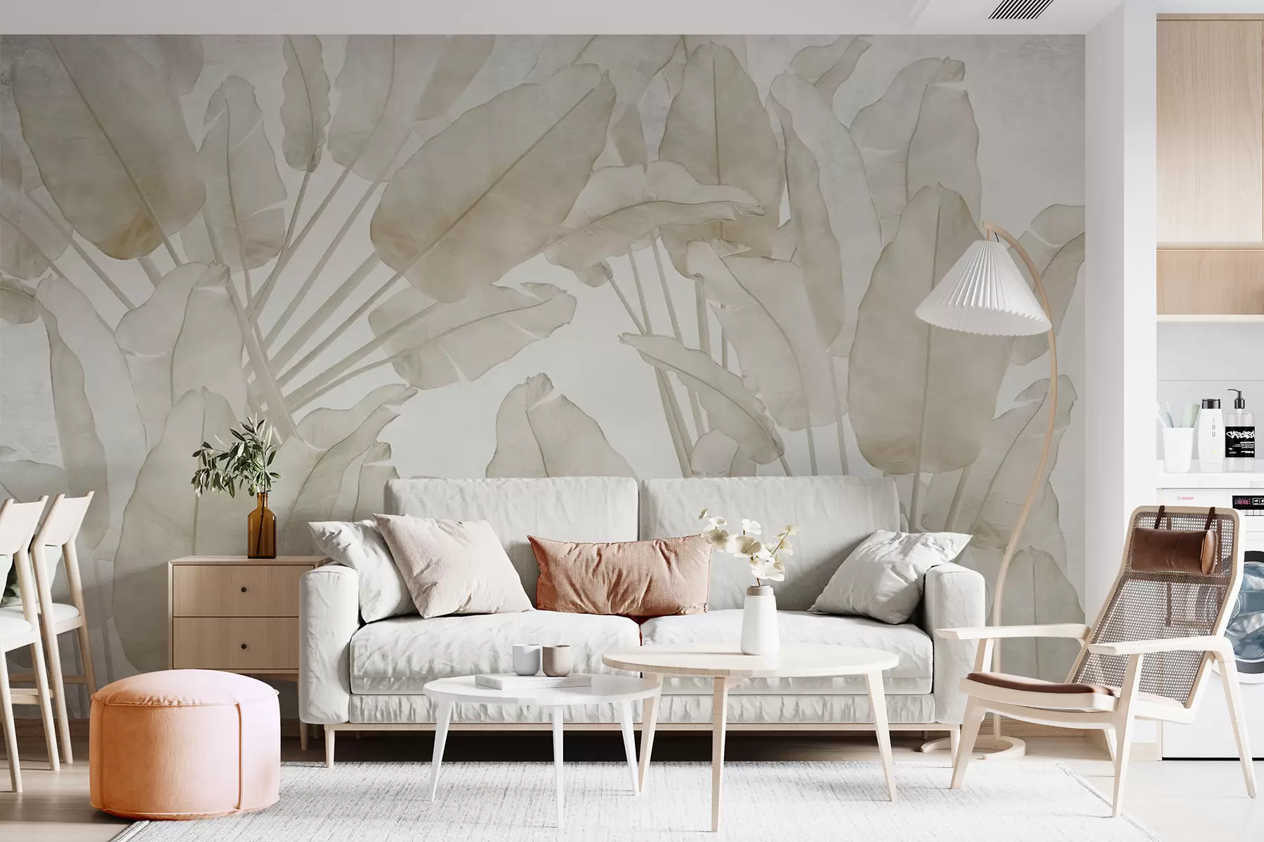 stenske poslikave Trend bananinih listov u73963